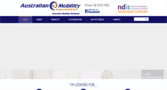 Desktop Screenshot of amemobility.com.au